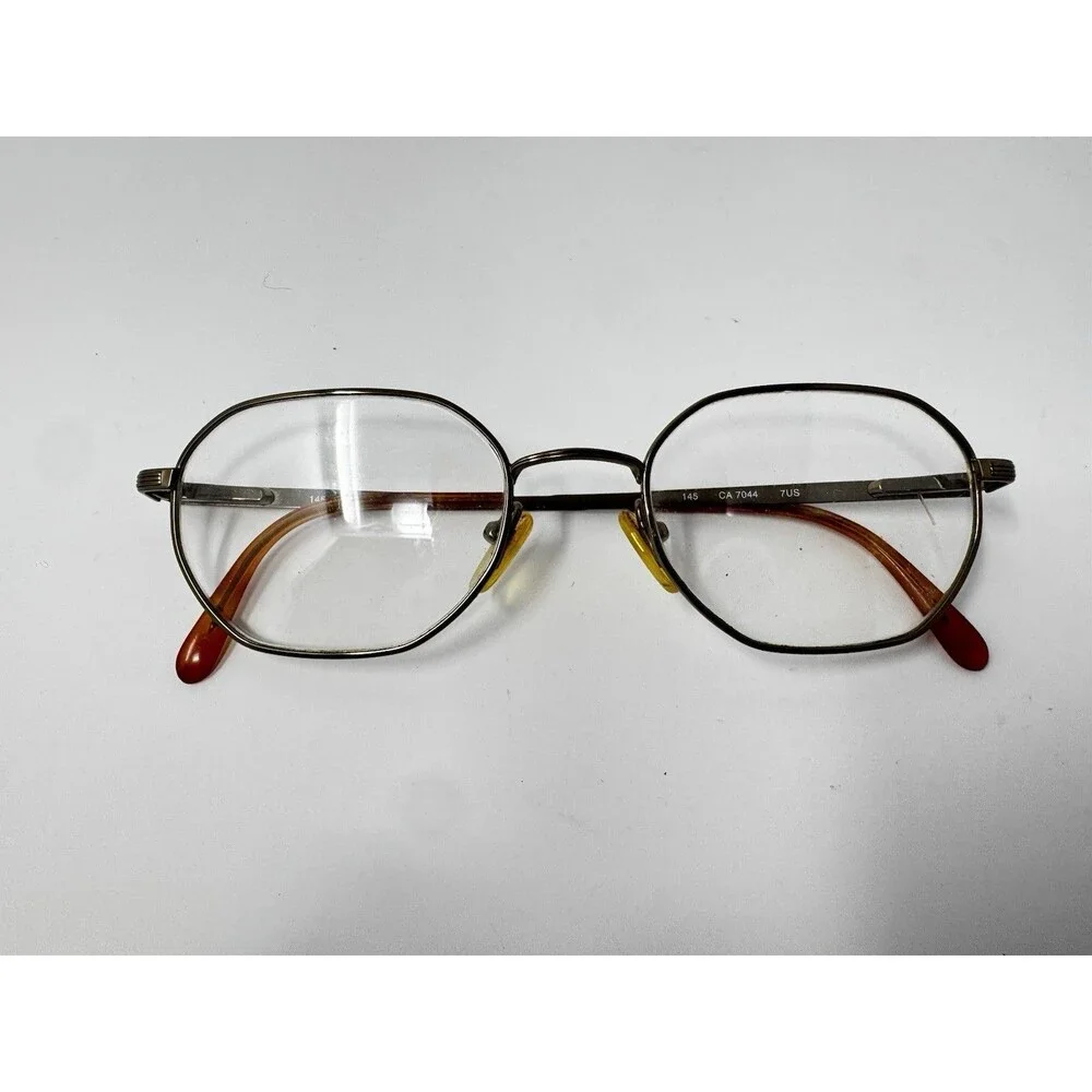 Carrera CA7044 7US Gold Eyeglass Frames 53-20-145 Titanium